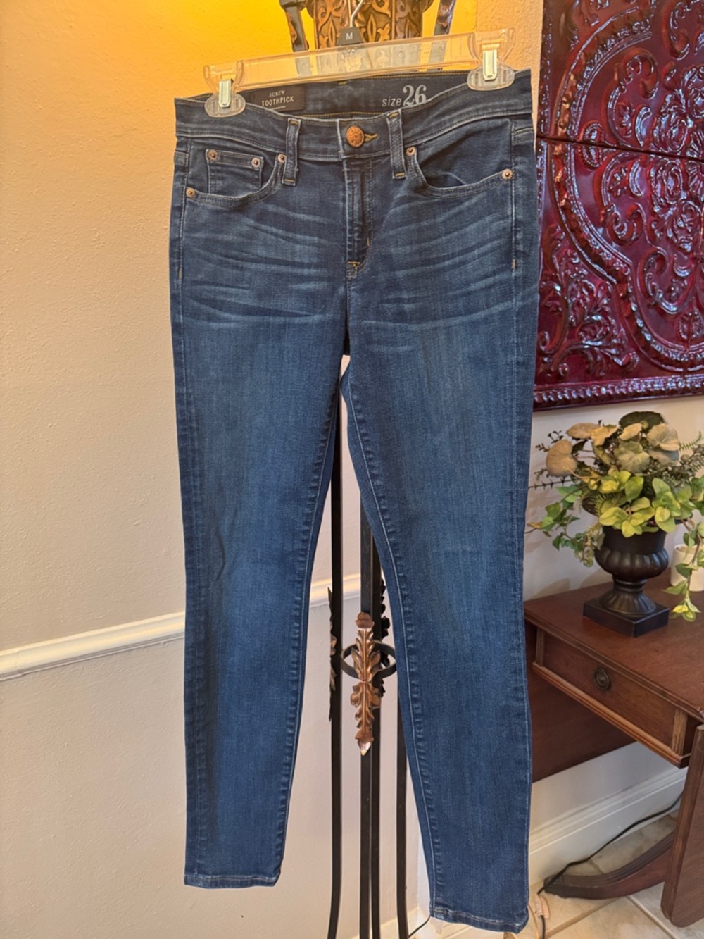 J. Crew Medium Indigo Skinny Jeans